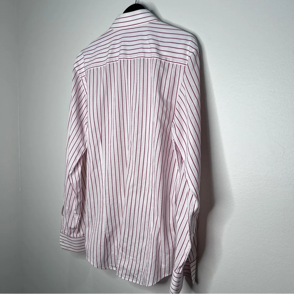 Dolce&Gabbana Tailored fit Men’s Dress shirt White and red pinstripes 17/43_9